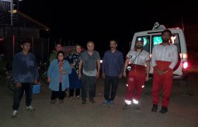 به همت گروه امداد و نجات؛ یک خانواده ۴ نفره در تیکسر اطاقورنجات یافت