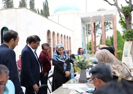 سعدی؛ میزبان رویداد هنری گل و مرغ و خوشنویسی شد